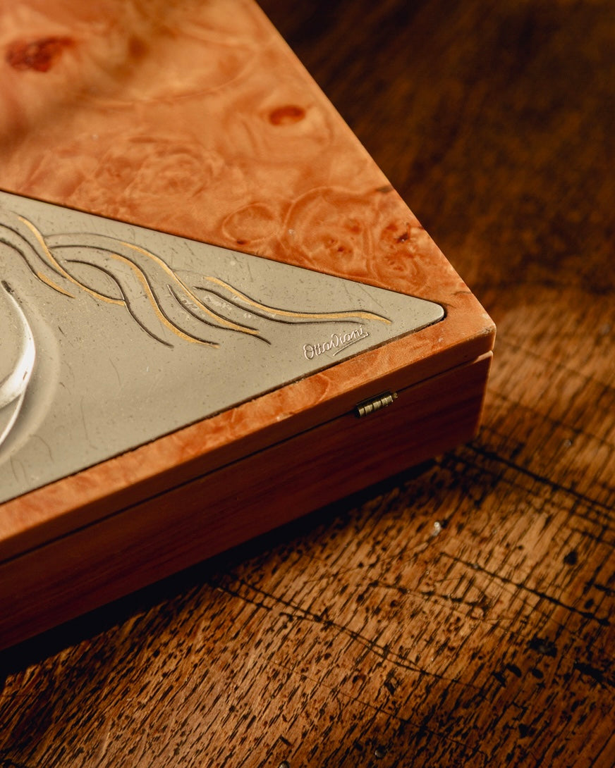 Italian Burl Trinket Box