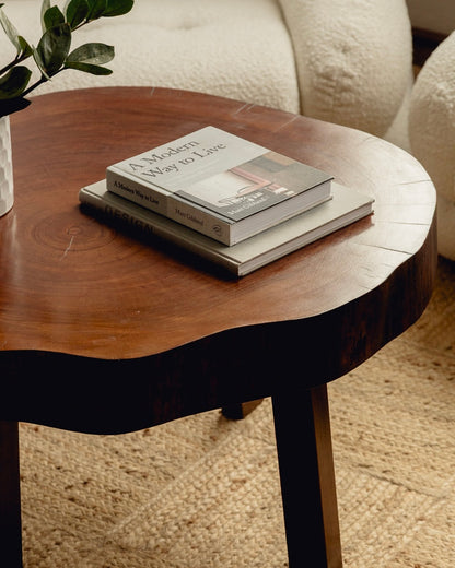 Organic Form Wooden Coffee Table