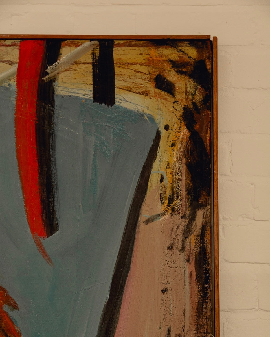 Abstract Blues and Reds