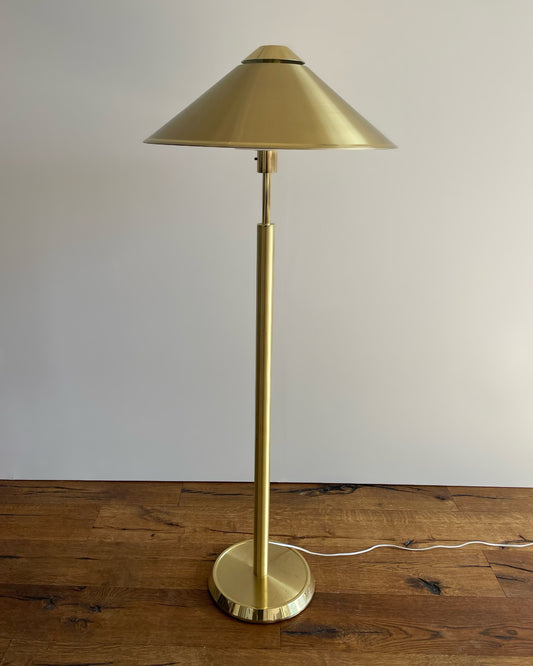 Mid Century Brass Floor Lamp by Öia Sweden