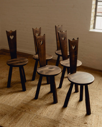 Heart Back Chairs