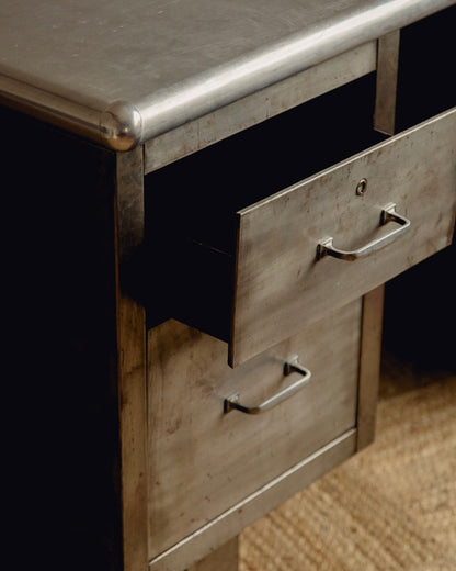 Steel Pedestal Desk
