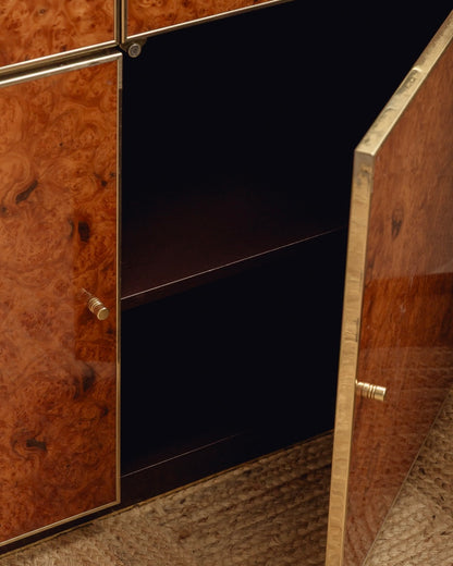 Burl Walnut Sideboard
