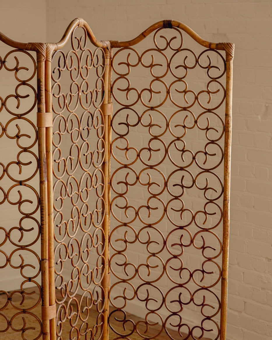 Bamboo Folding Screen