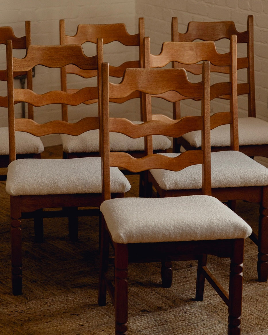 Danish Razor Back Dining Chairs
