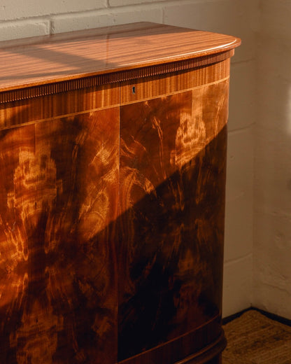 Scandinavian Flame Mahogany Sideboard