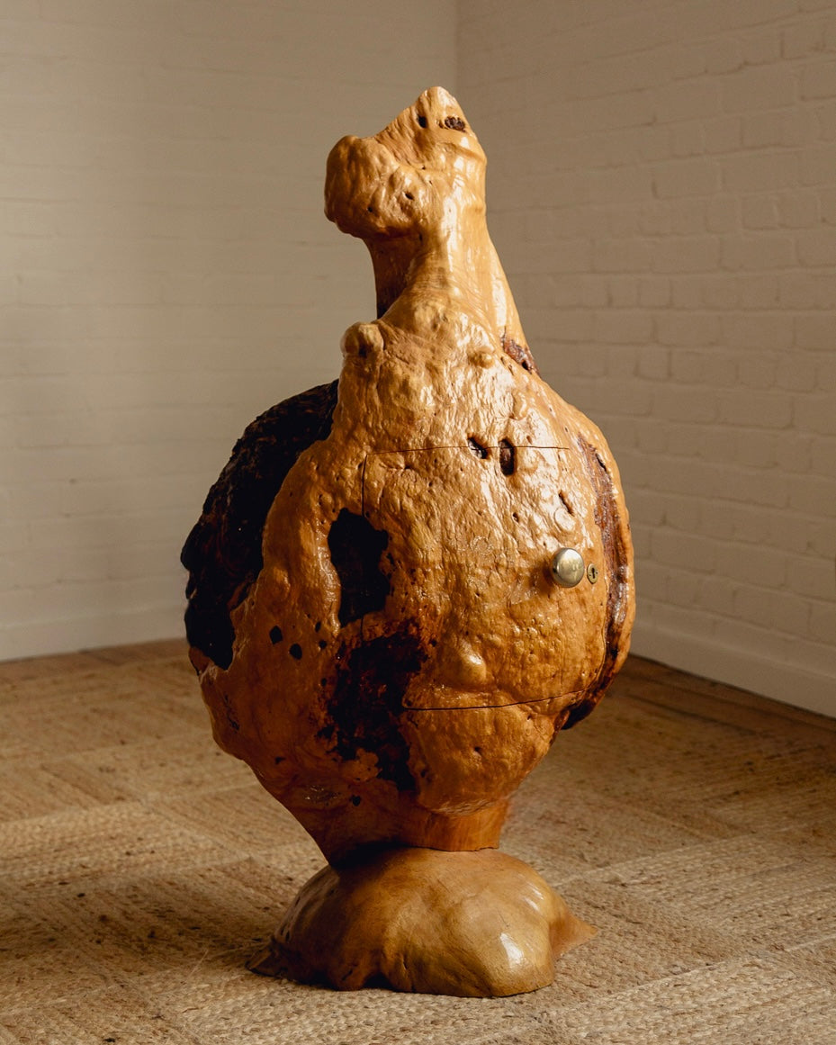 Burl Cocktail Cabinet