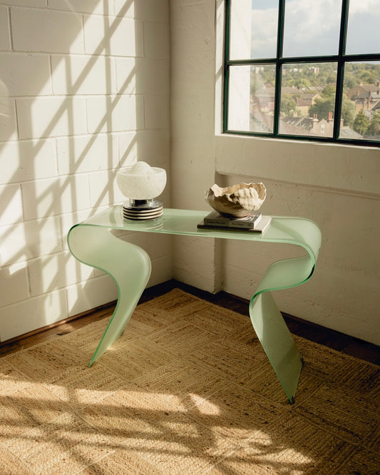Italian Glass Console