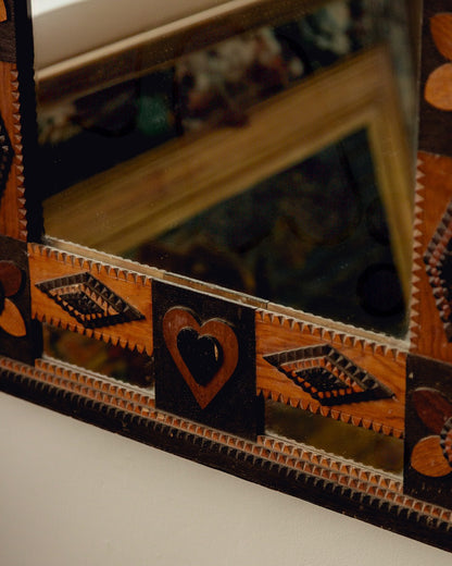 Swedish Tramp Art Mirror