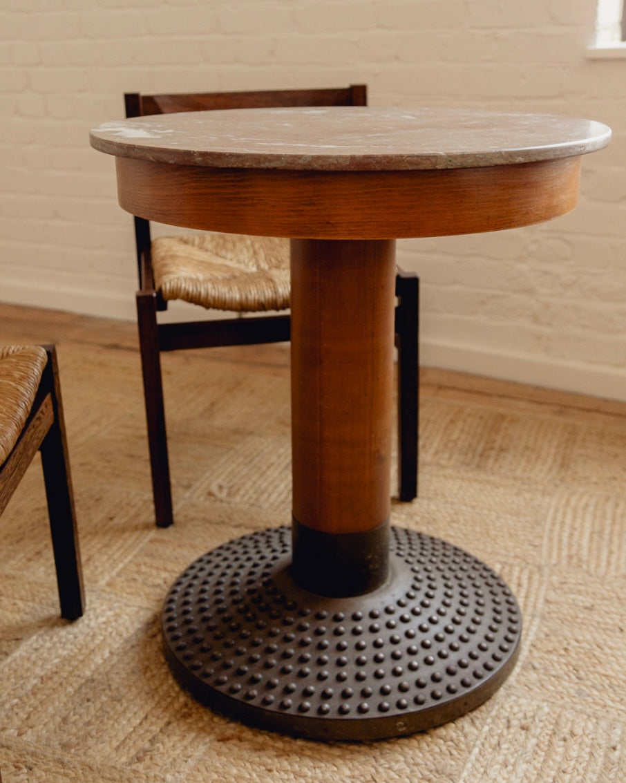 French Marble Bistro Table