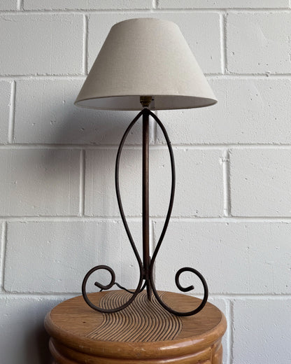 French Iron Lamp
