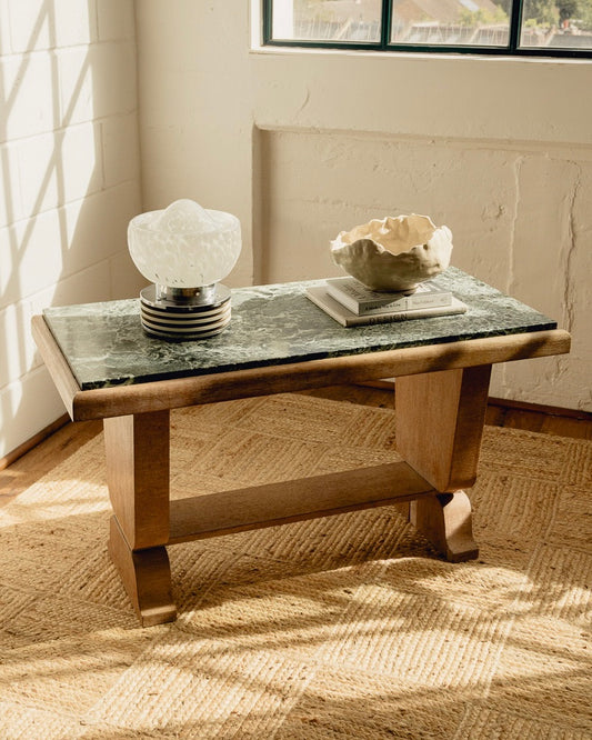 Green Marble Top Console