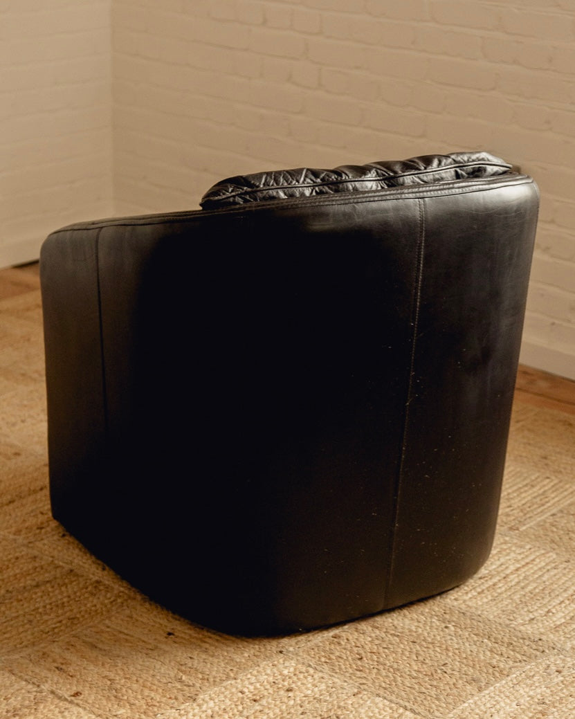 Tub Leather Armchairs