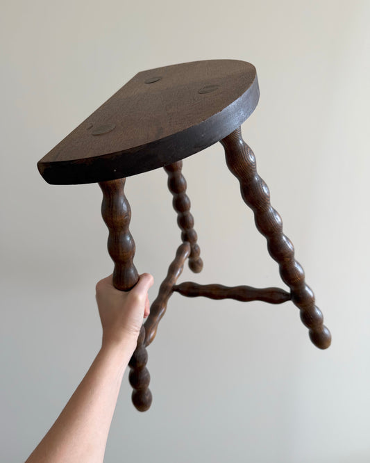 Half Moon Bobbin Stool