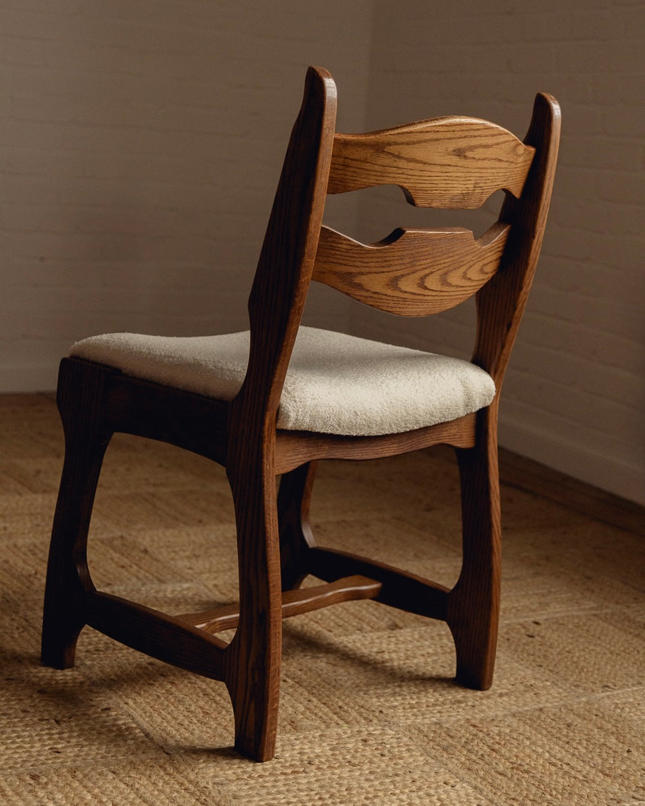 Guillerme & Chambron Razor Back Dining Chairs