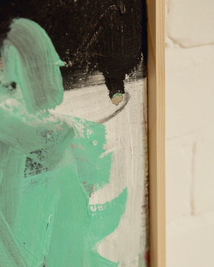 Abstract Mint and Blush