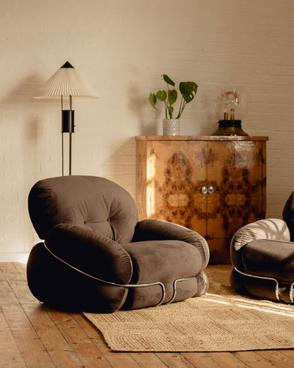 Italian Armchairs by Adriano Piazzesi