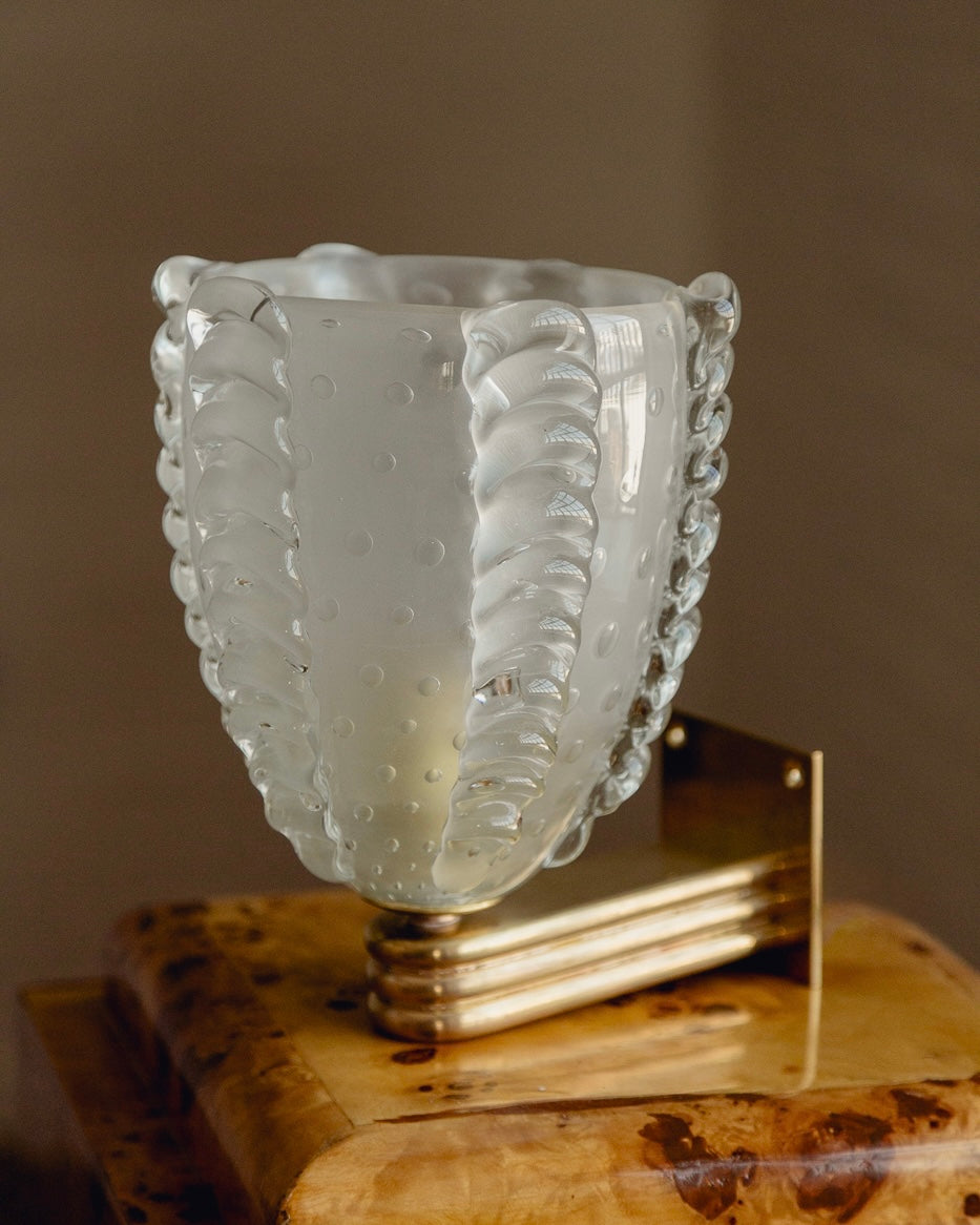 Pair of Barovier & Toso Murano Wall Lights