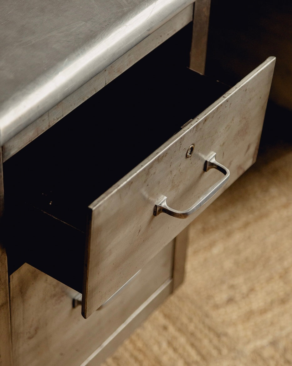 Steel Pedestal Desk