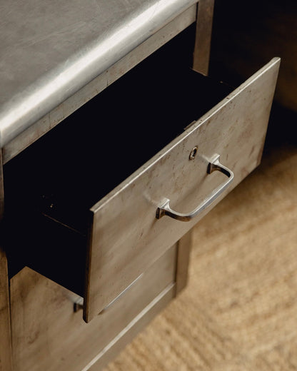 Steel Pedestal Desk