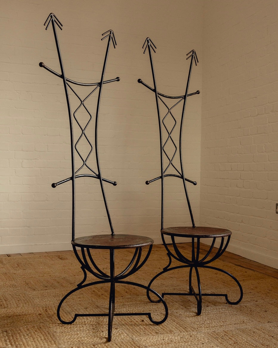 French Sculptural Chairs - Priced Individually