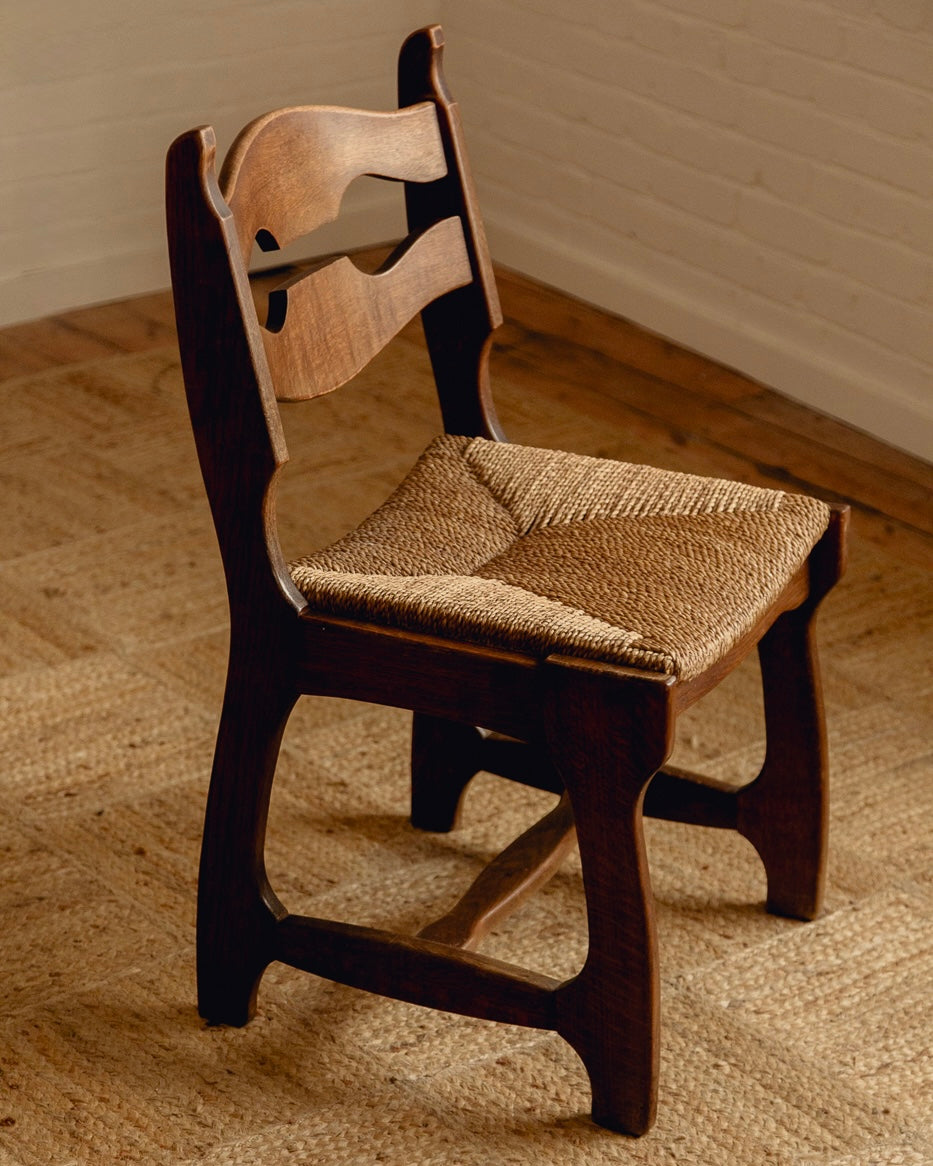 Guillerme & Chambron Razor Back Dining Chairs
