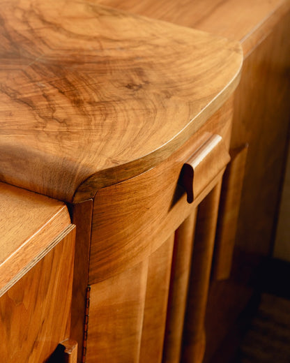 Burl Art Deco Sideboard