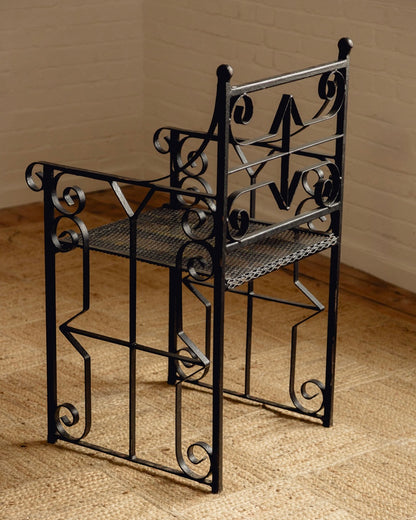 Wrought Iron Armchair