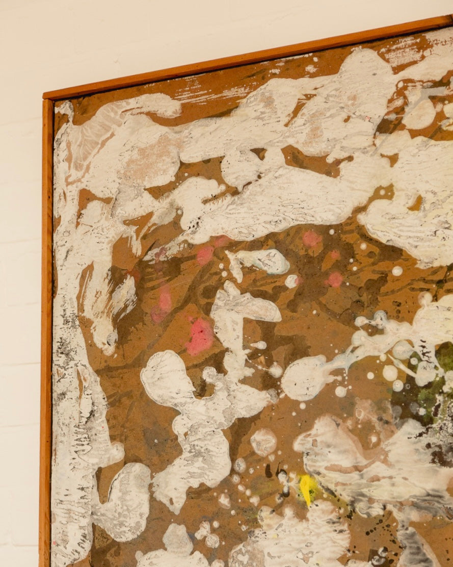 Abstract Ochre and Pink