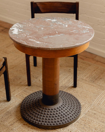 French Marble Bistro Table