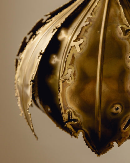 "Onion" Brass Ceiling Light by Sven Aage Holm Sørensen