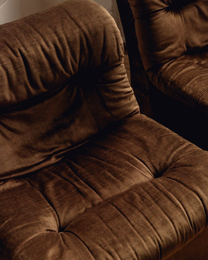 Pair Italian Modular Armchairs