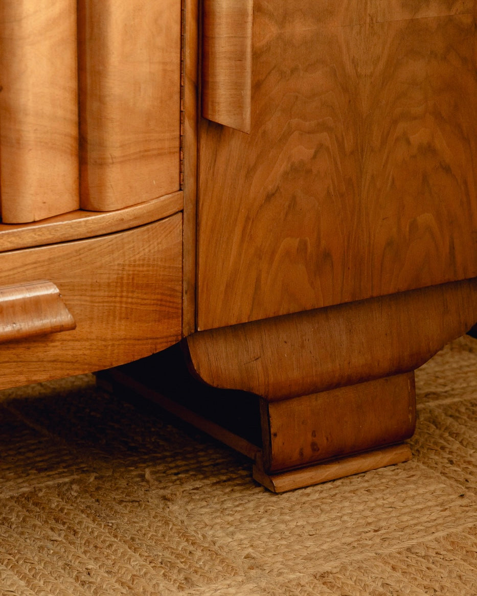 Burl Art Deco Sideboard