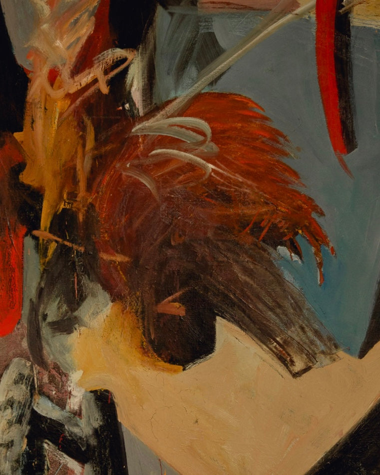 Abstract Blues and Reds