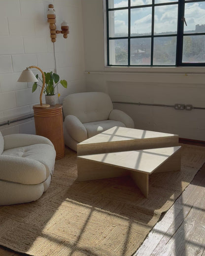 Travertine Up & Up Coffee Table